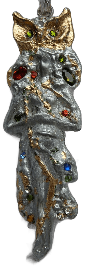 Blodeuwedd Owl Pendant