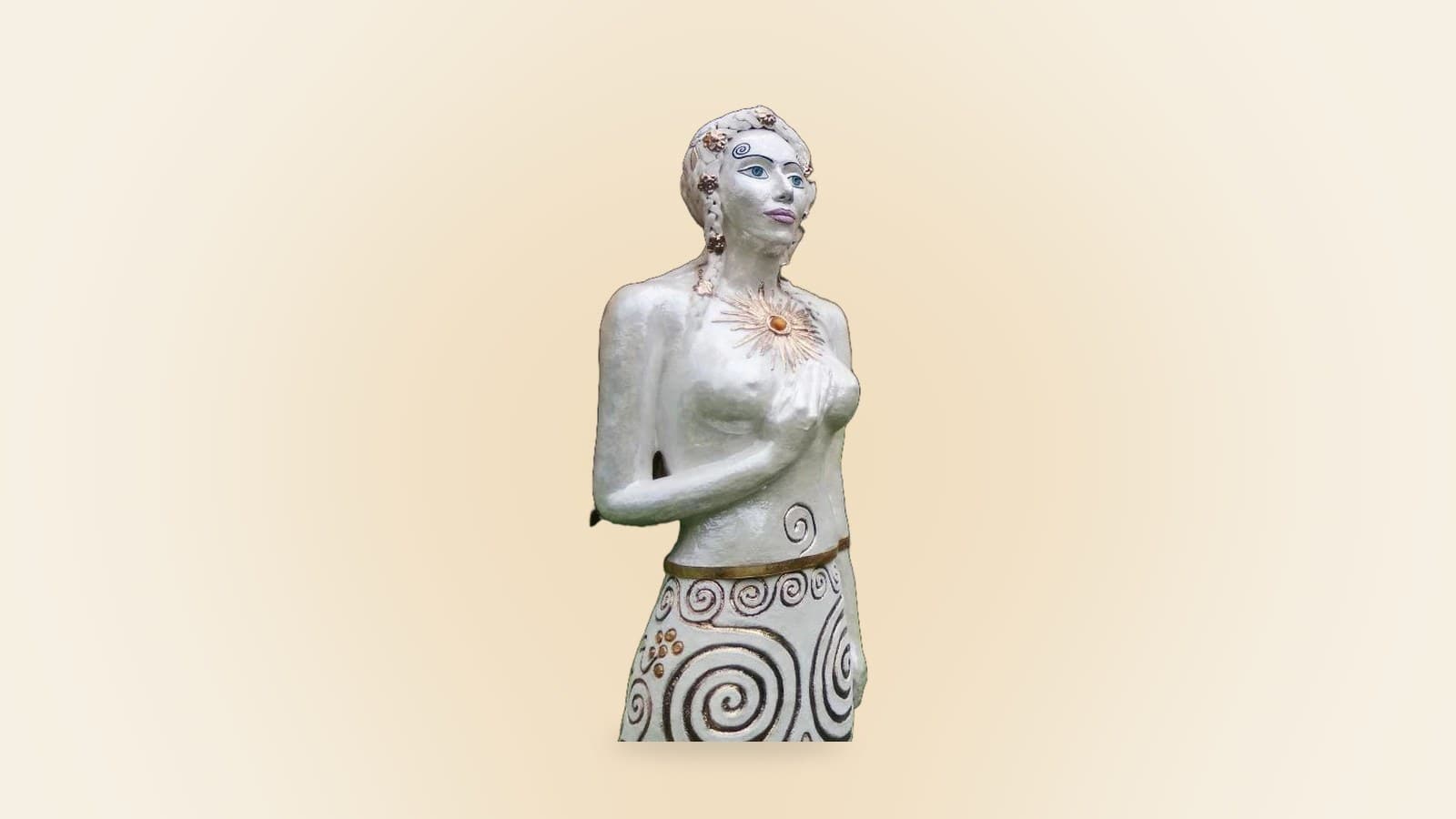 Ceramic sculpture Freya I by RHEAsilvia