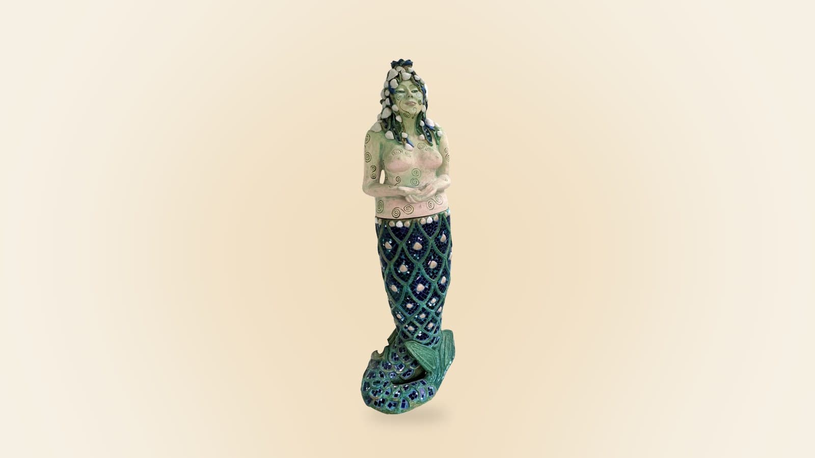 Ceramic sculpture Mari by RHEAsilvia