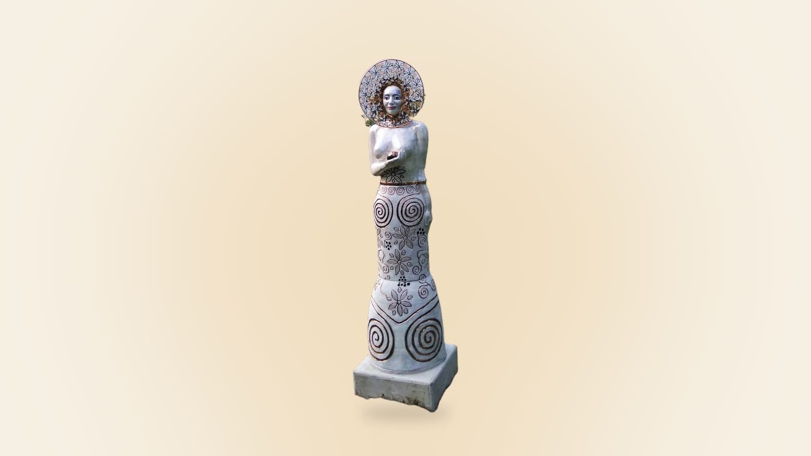 Ceramic sculpture Holle by RHEAsilvia
