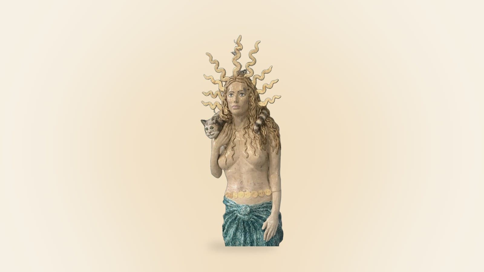 Ceramic sculpture Freya II by RHEAsilvia