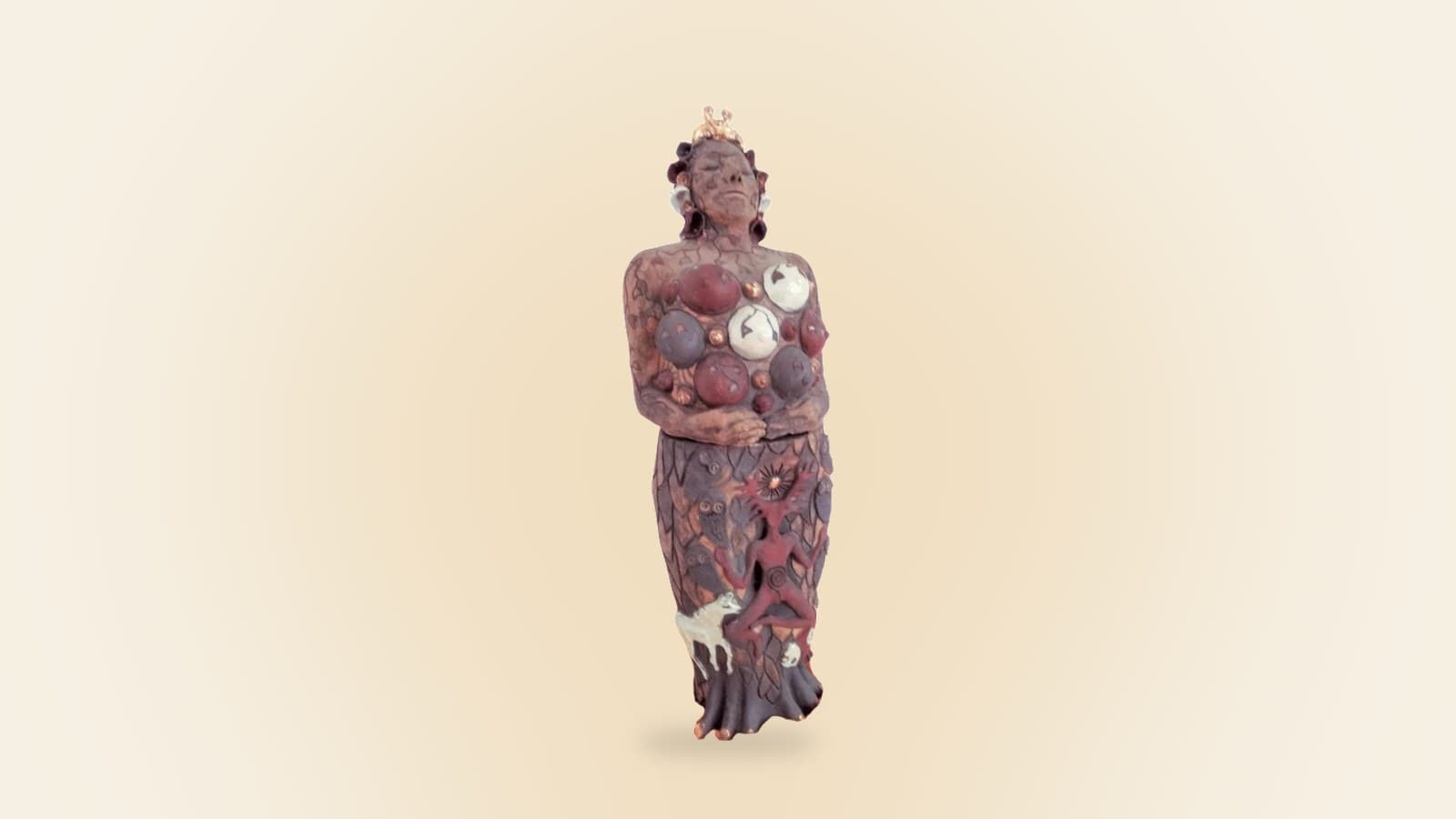 Ceramic sculpture Noreia by RHEAsilvia